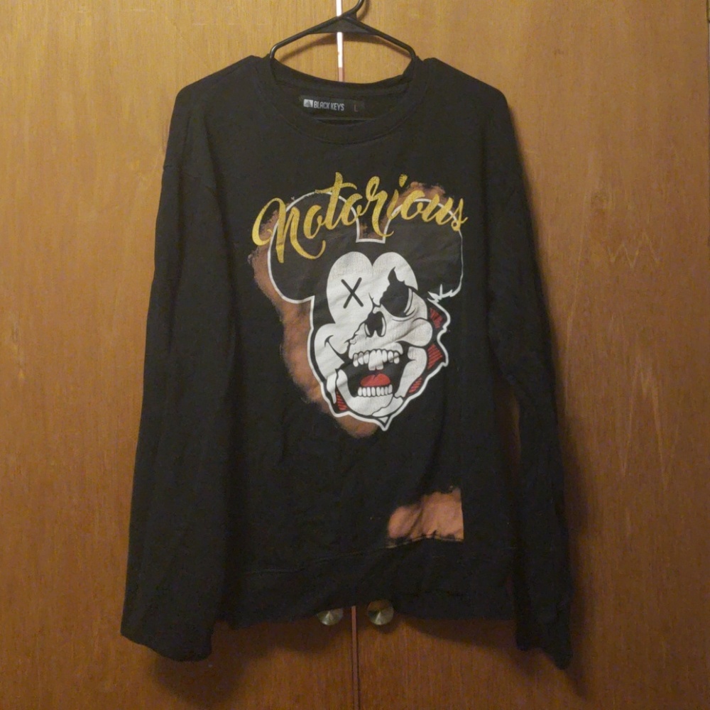 Black keys sweatshirt pullover black